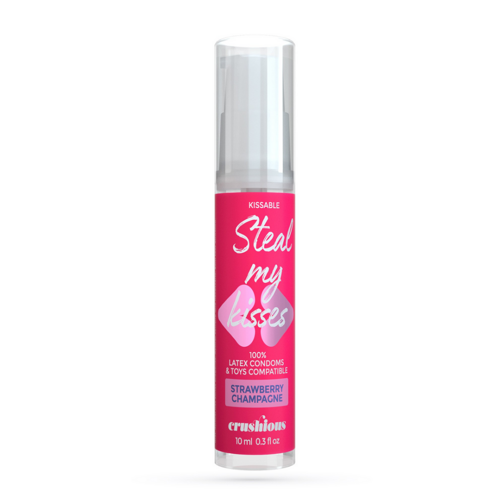 Steal My Kisses - Glijmiddel - Aardbeien Champagne Smaak - 0,3 fl oz / 10 ml