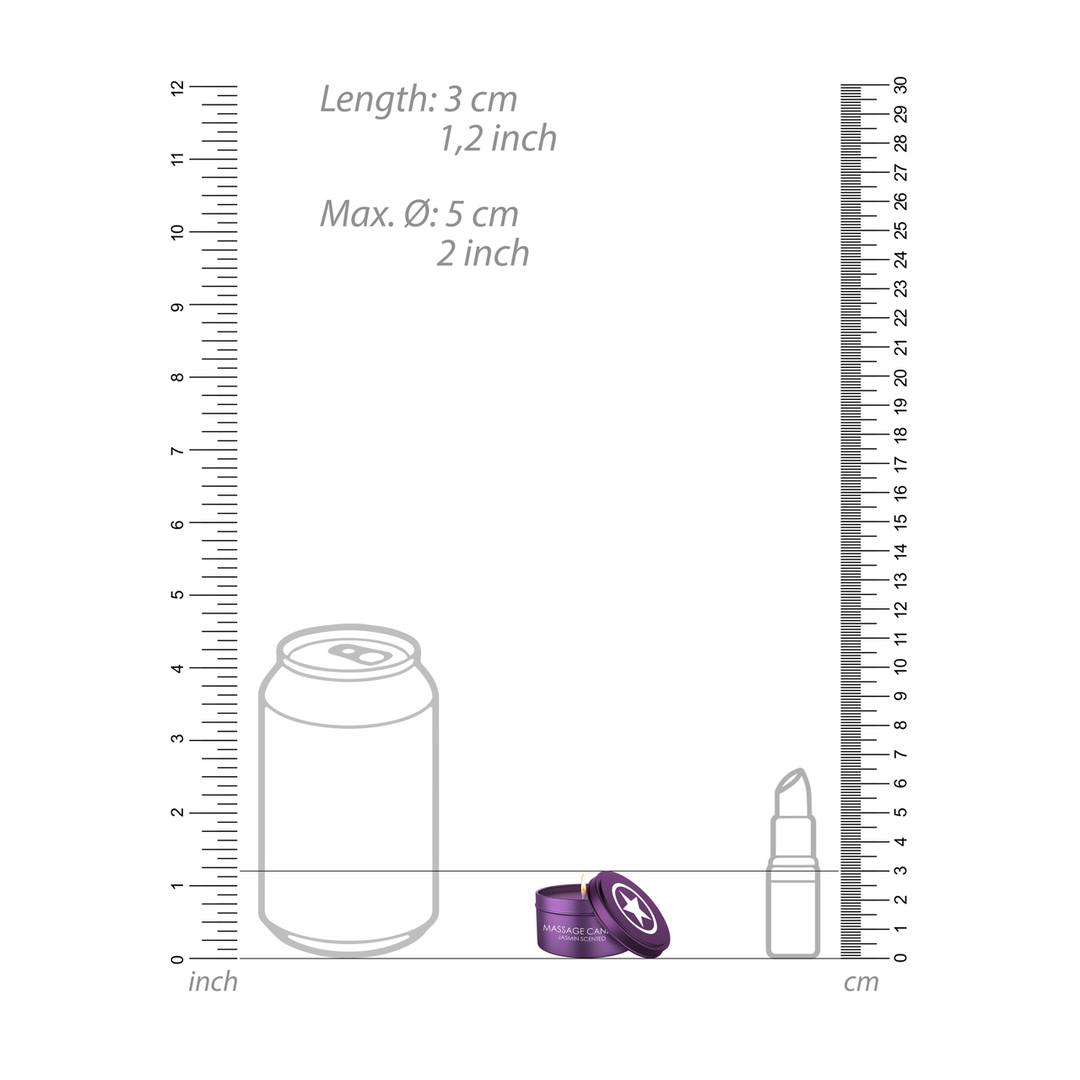 Massagekaars - Ondeugend - Paars - Afbeelding 4