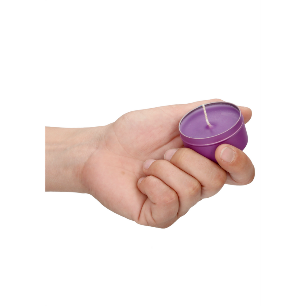 Massagekaars - Ondeugend - Paars - Afbeelding 5