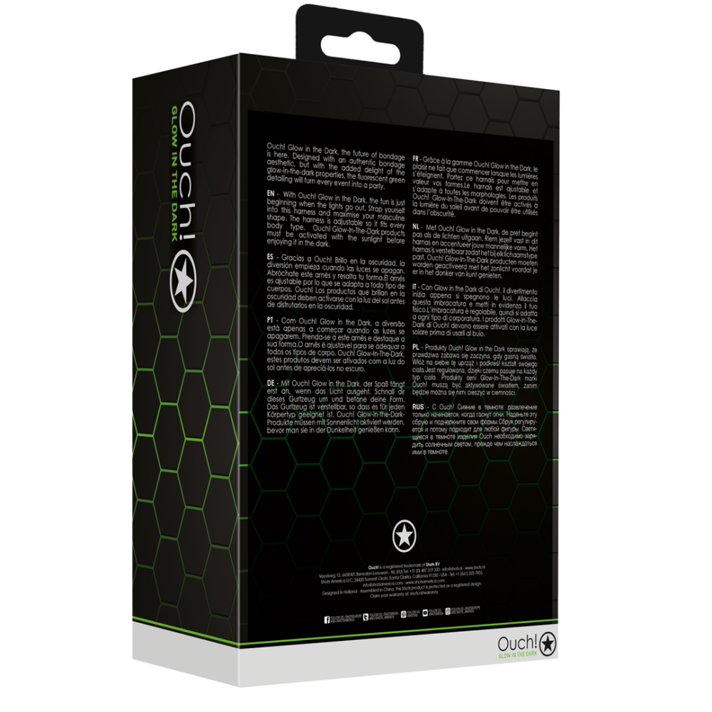 Gestreepte Jockstrap - Glow in the Dark - S/M - Afbeelding 3