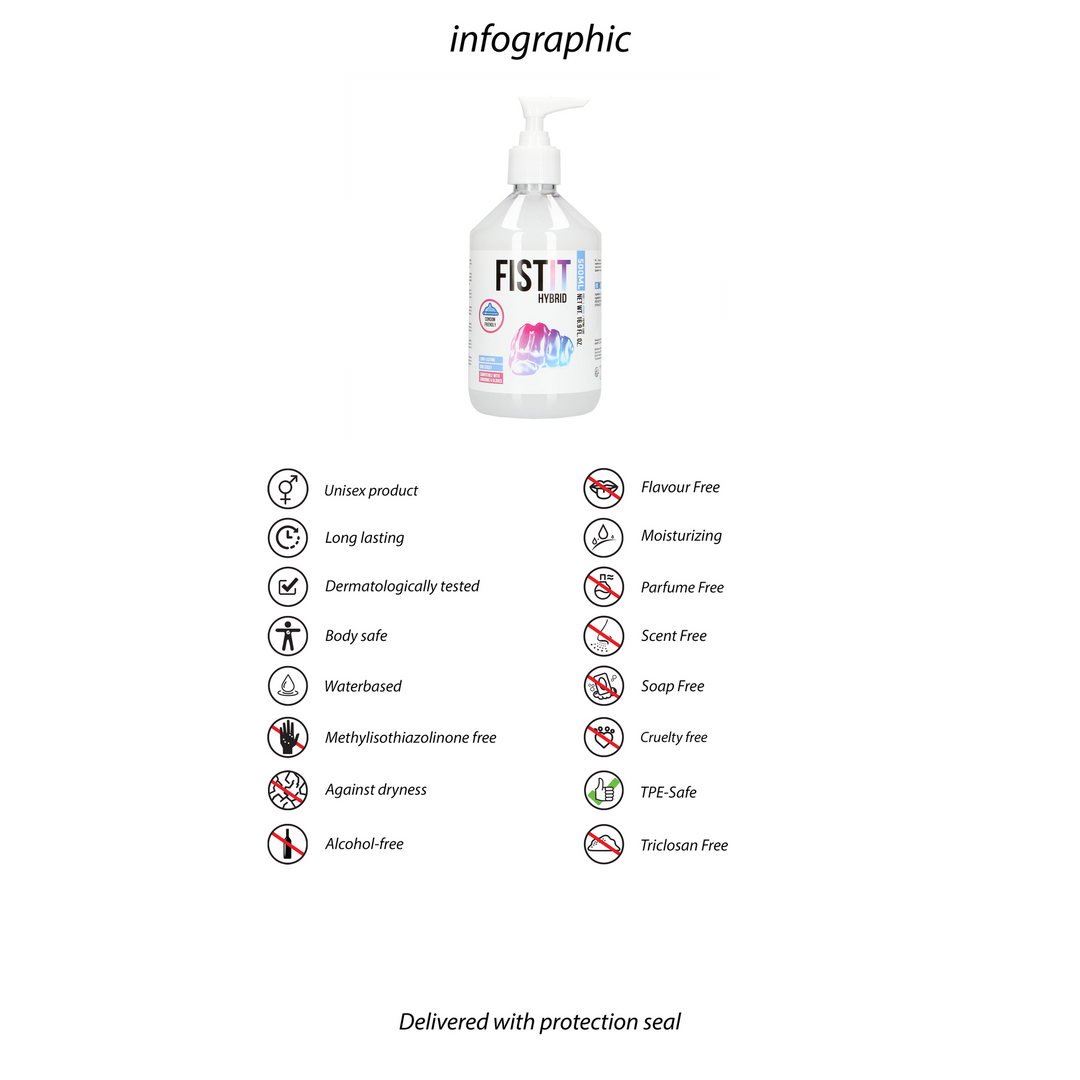 Hybride Lube - 17 fl oz / 500 ml - Pomp - Afbeelding 3