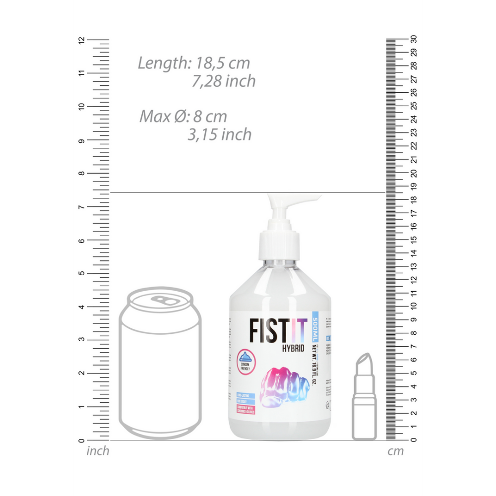 Hybride Lube - 17 fl oz / 500 ml - Pomp - Afbeelding 5