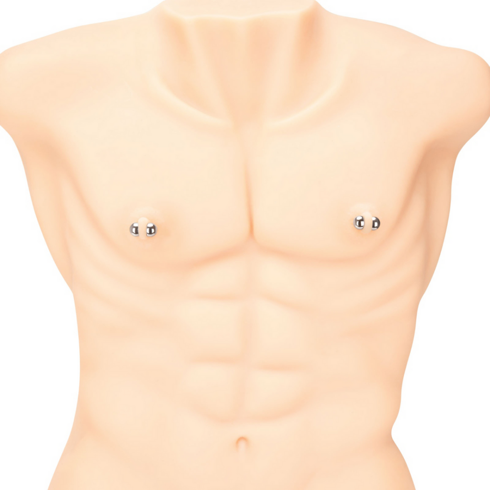 Magnetische Orbs - 4 Paar Set - Zilver - Afbeelding 4