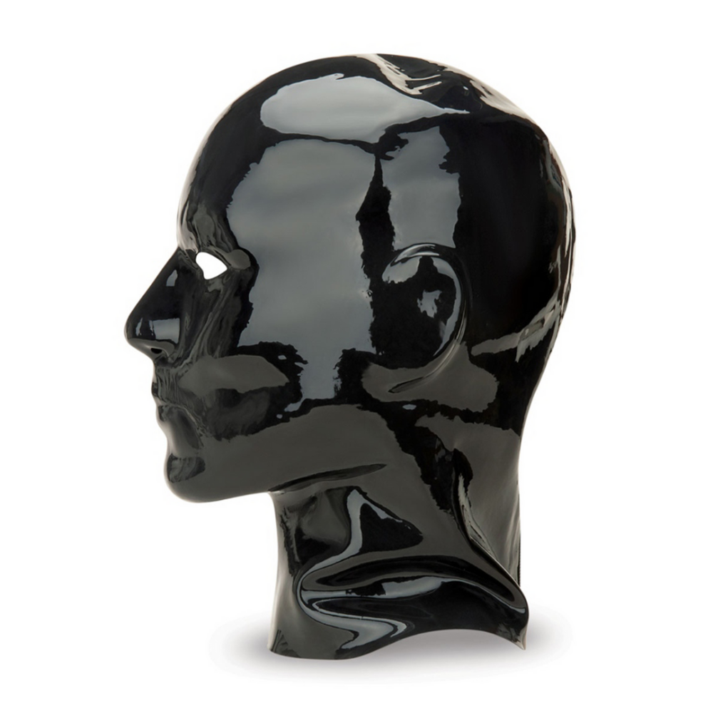 Latex Kap - Zwart - Afbeelding 4