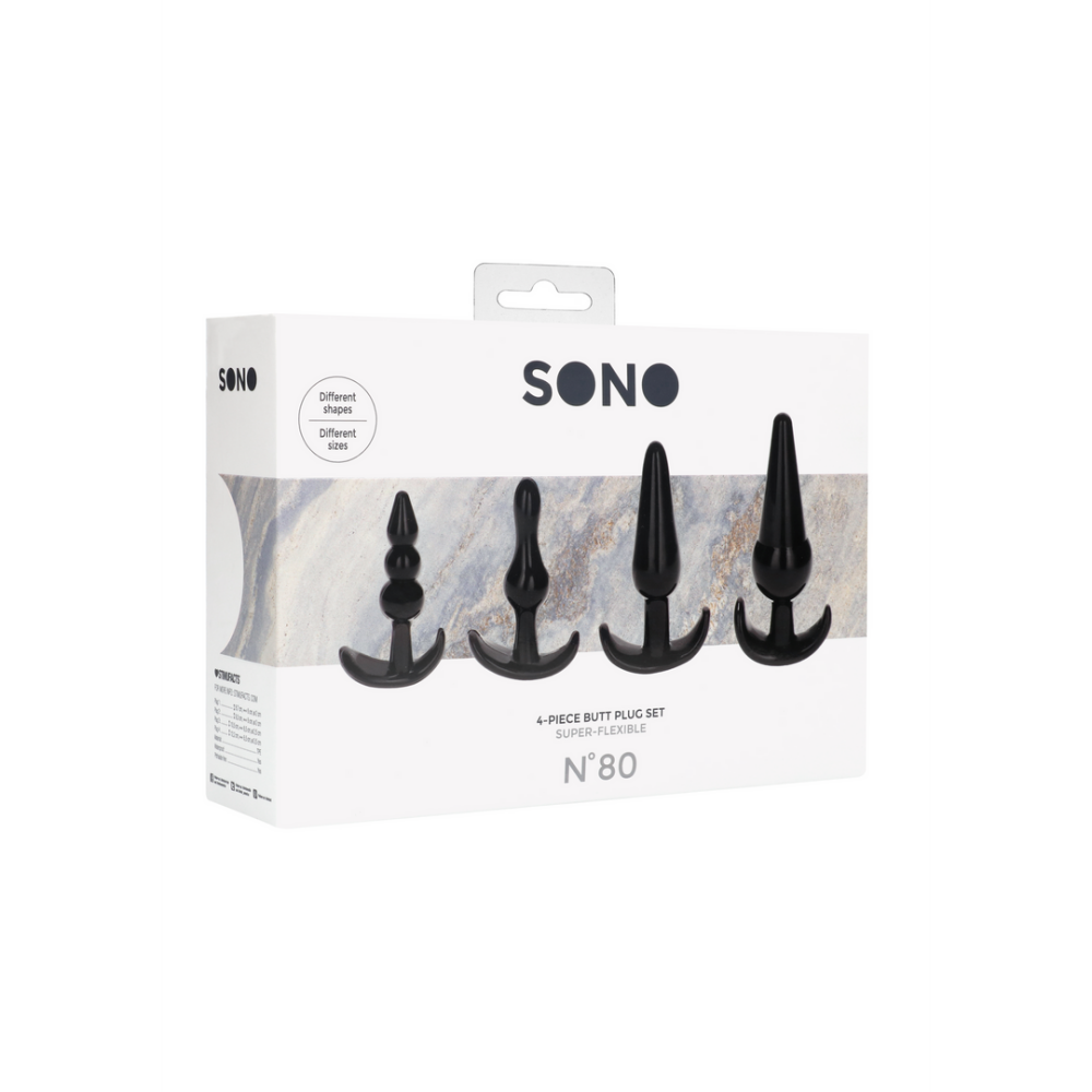 No.80 - 4-delige Butt Plug Set - Afbeelding 2