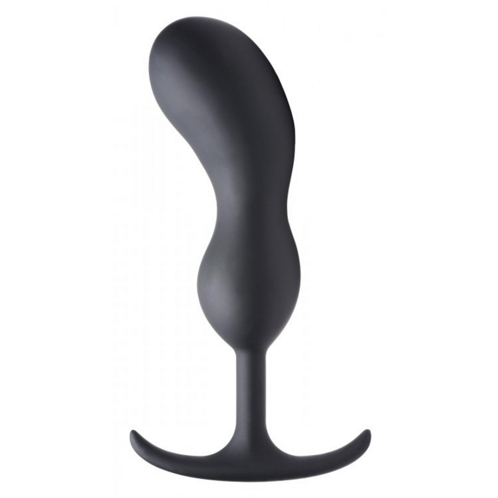 Premium Siliconen Geweighted Prostate Plug - Extra Groot