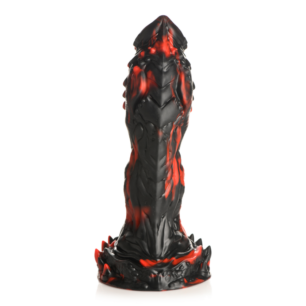 Grim Reaper - Siliconen Dildo - Rood/Zwart - Afbeelding 5