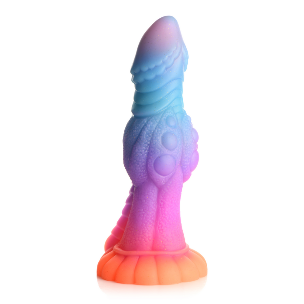 Galactic Cock - Alien Creature Glow-in-the-Dark Silicone Dildo - Afbeelding 5