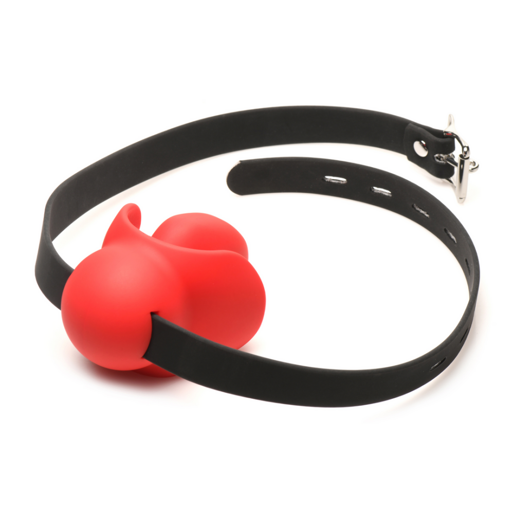 Gag Order - Extreme Silicone Ball Gag - Rood