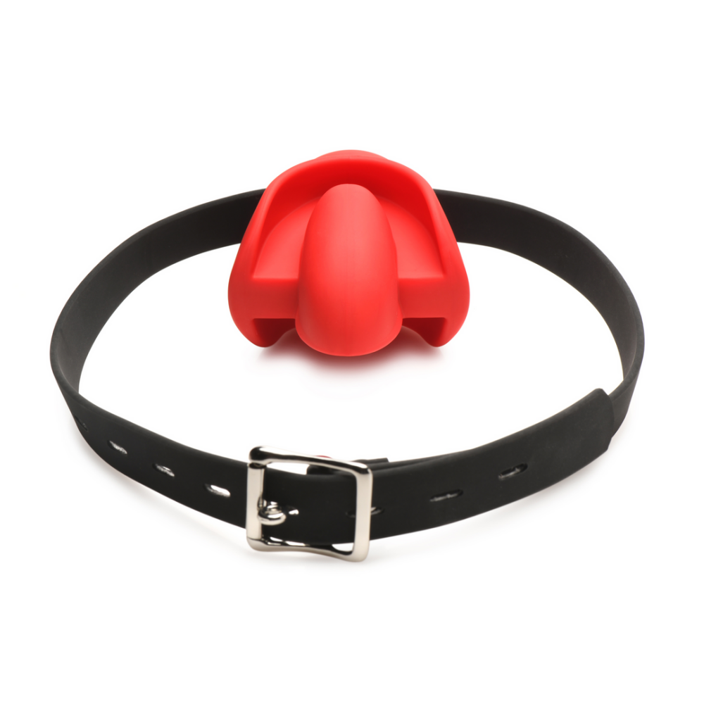 Gag Order - Extreme Silicone Ball Gag - Rood - Afbeelding 5