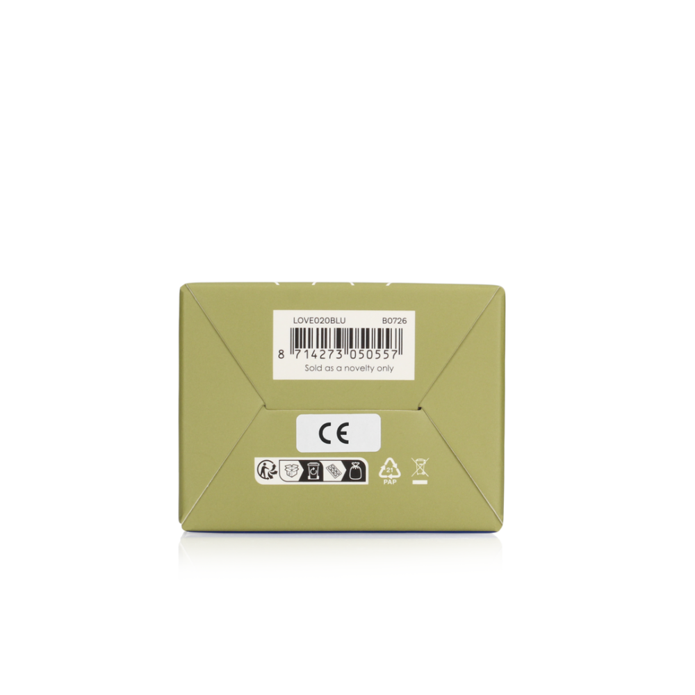 Puntige Vibrerende Cockring - Baltisch Blauw - Afbeelding 4