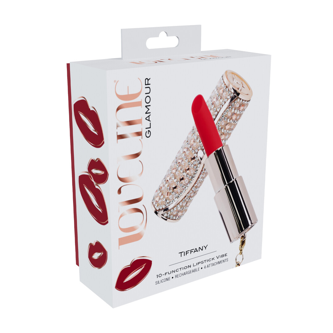Tiffany - Lipstick Vibrator with 4 Attachments - Pink - Afbeelding 2