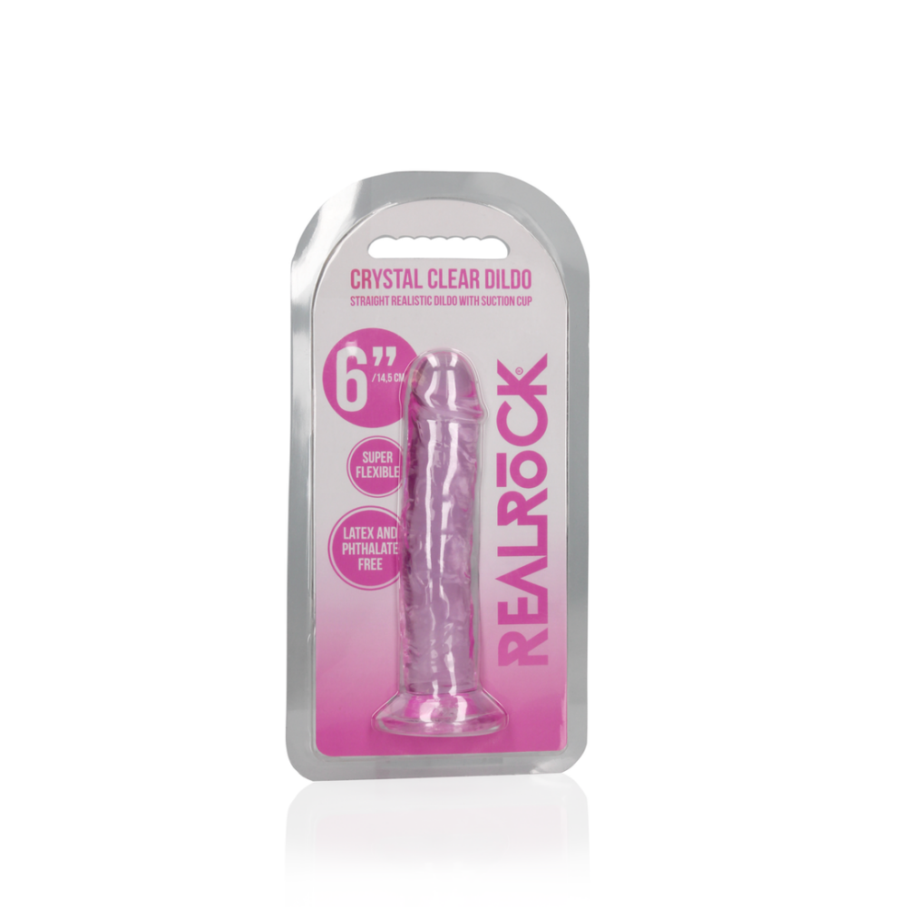 Rechtdoor Realistische Dildo met Zuignap - 6'' / 14,5 - Afbeelding 2