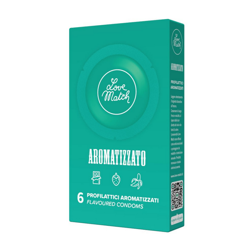 Aromatizzato - Flavored Condoms - 6 Stuks - Afbeelding 2