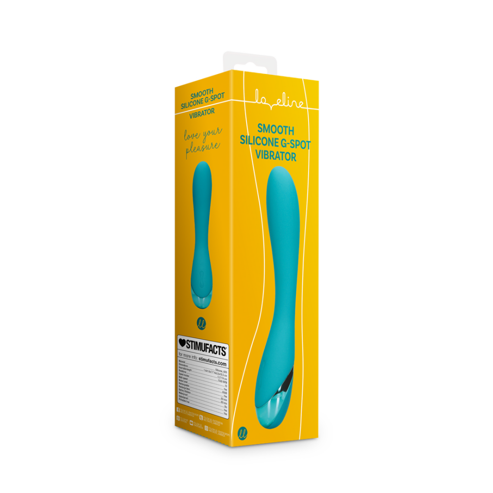 Glad Siliconen G-Spot Vibrator - Teal Blauw - Afbeelding 2