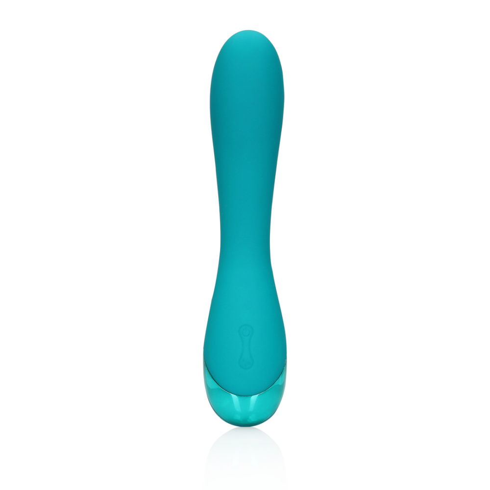 Glad Siliconen G-Spot Vibrator - Teal Blauw - Afbeelding 5