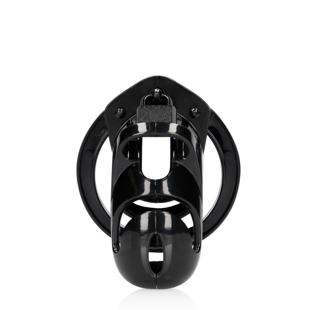 Model 25 - Chastity Cage - 3.5'' / 9 cm - Zwart - Afbeelding 3