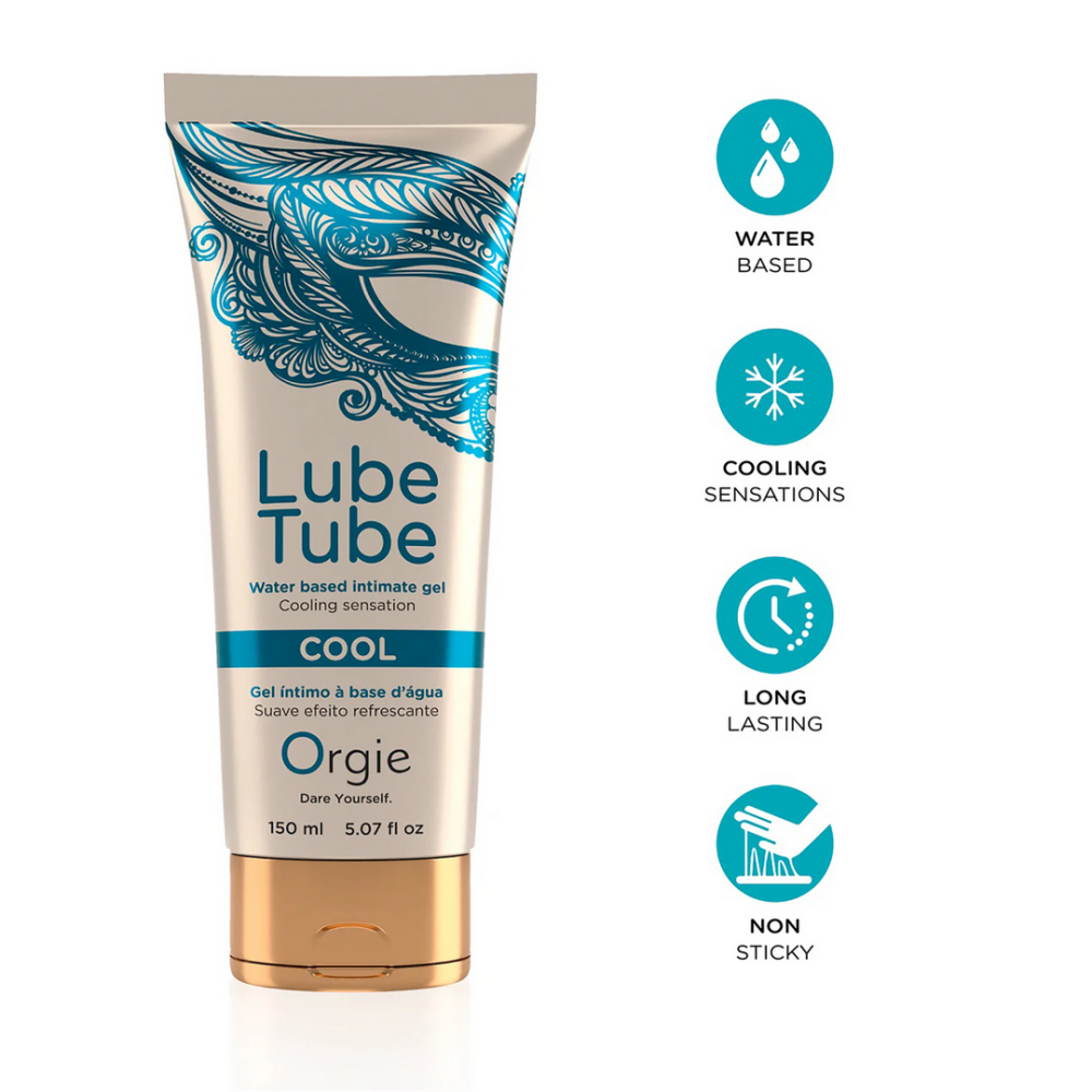 Lube Tube Cool - Waterbased Lubricant met een Cooling Effect - 5 fl oz / 150 ml - Afbeelding 2