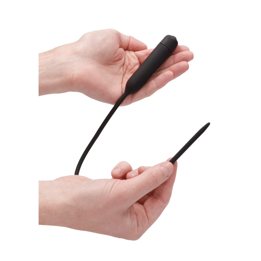 Silicone Vibrerende Bullet Plug Extra Lang - Afbeelding 5