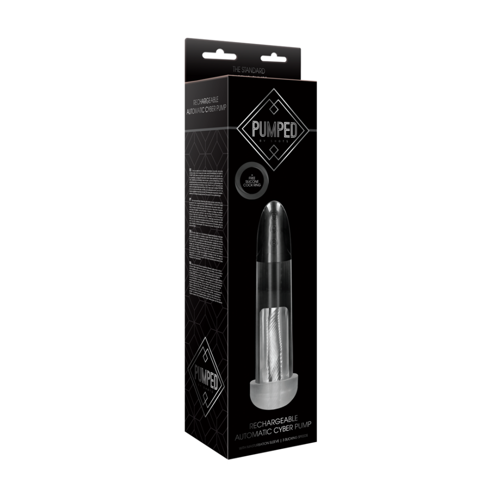 Oplaadbare Automatische Cyber Pomp met Sleeve - Afbeelding 2