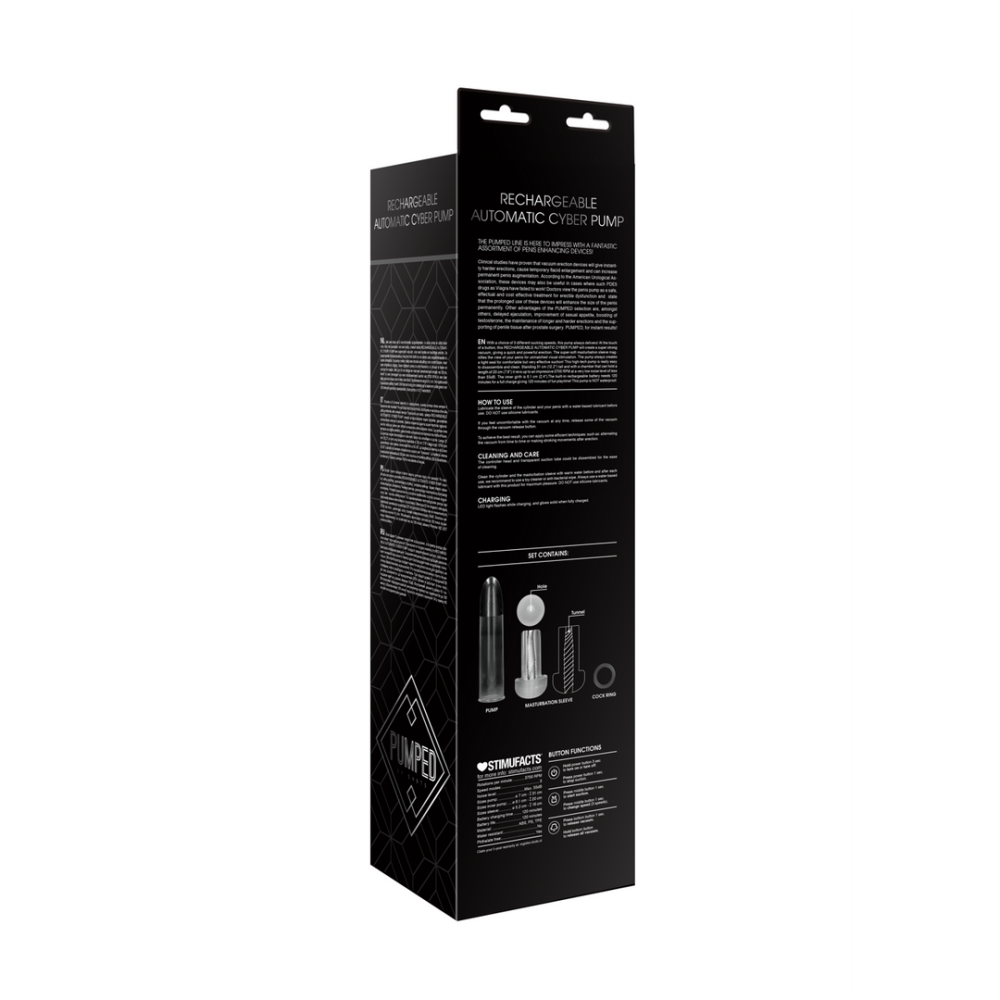 Oplaadbare Automatische Cyber Pomp met Sleeve - Afbeelding 3