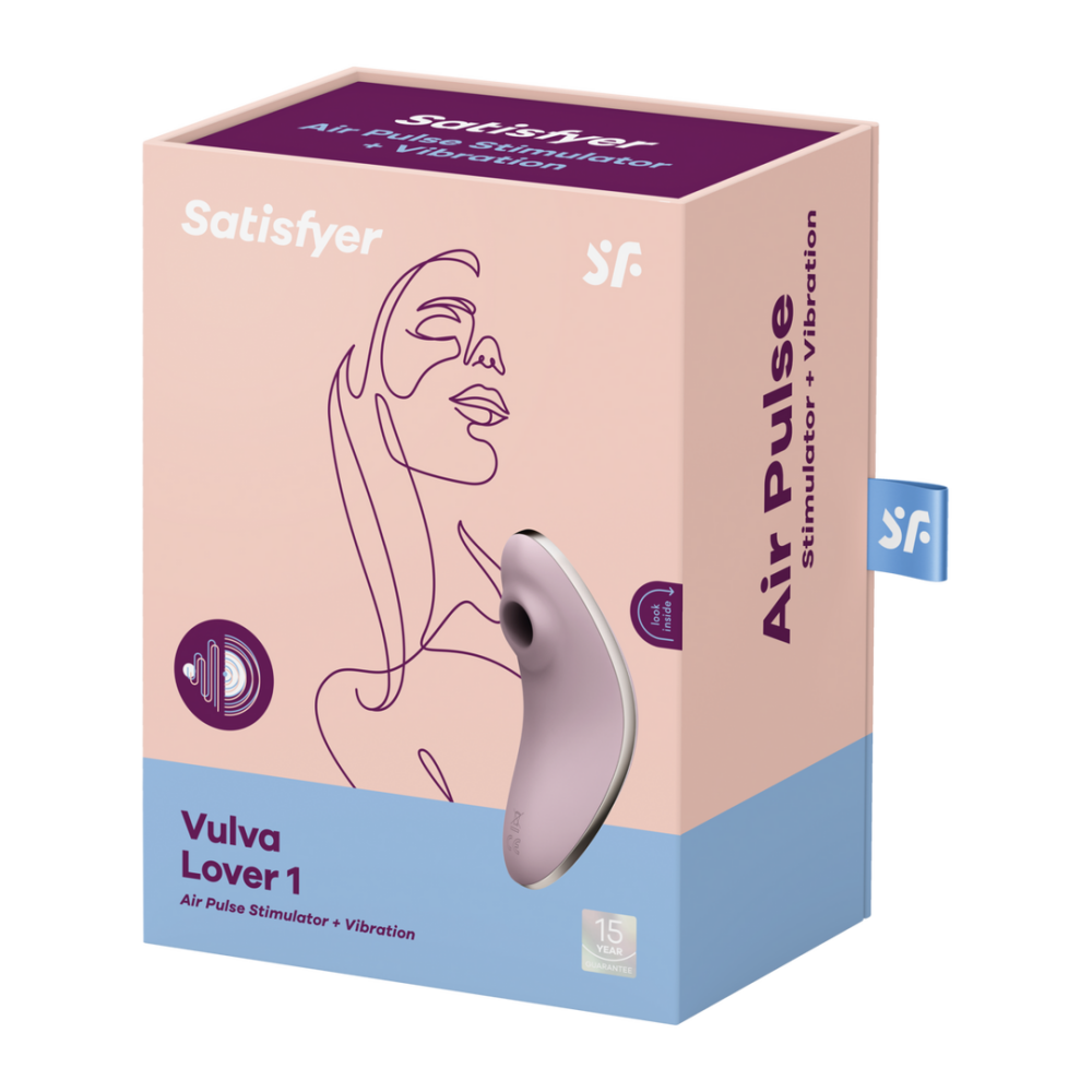 Vulva Lover 1 - Dubbele Luchtpulsvibrator - Violet - Afbeelding 2
