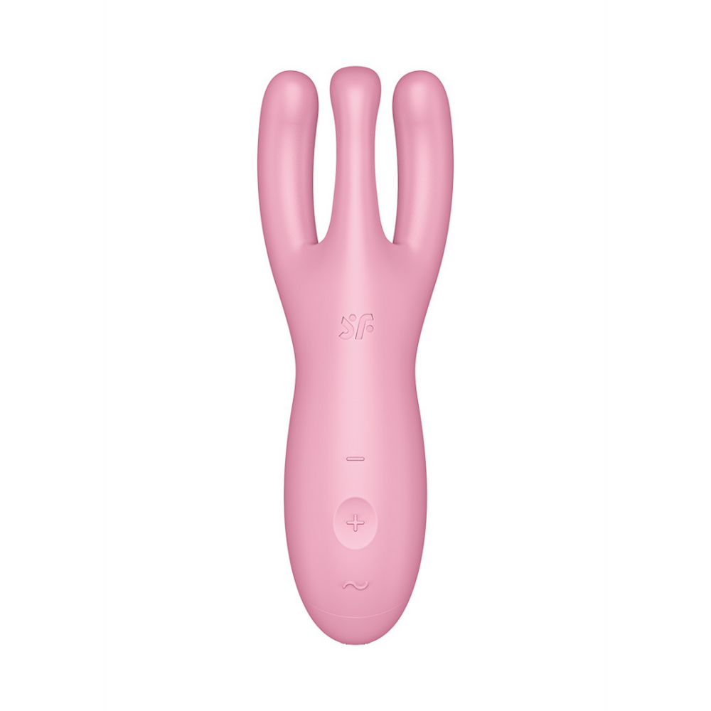 Threesome 4Plus - Lay-on Vibrator met App - Roze - Afbeelding 3