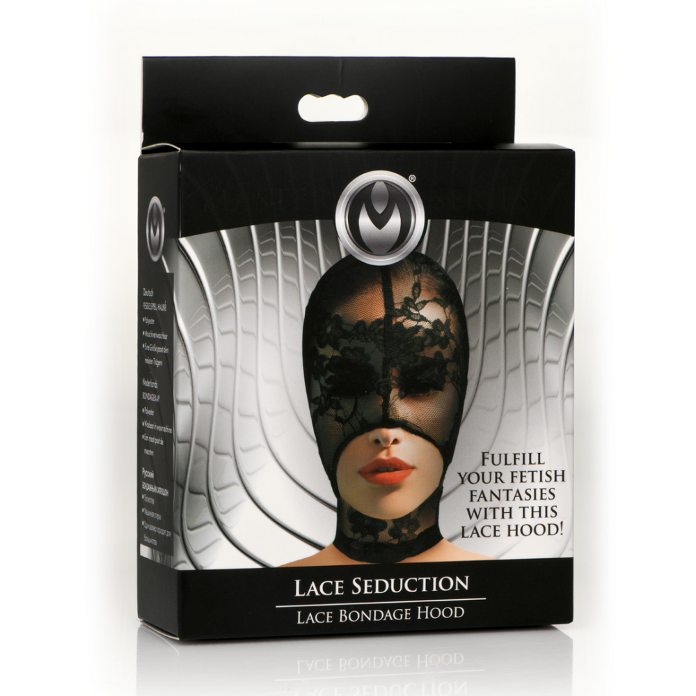 Lace Seduction - Kanten Bondage Masker - Afbeelding 2