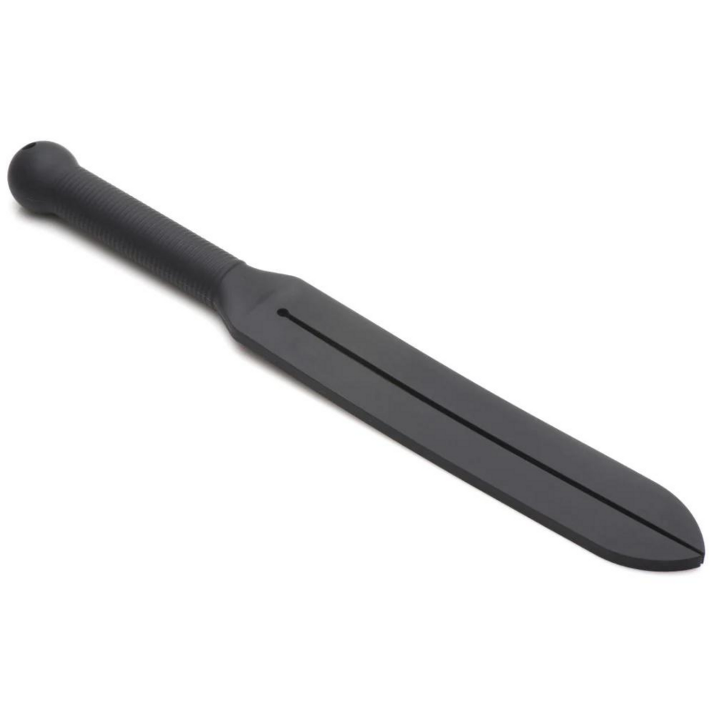 Stung Silicone Tawse - Zwart