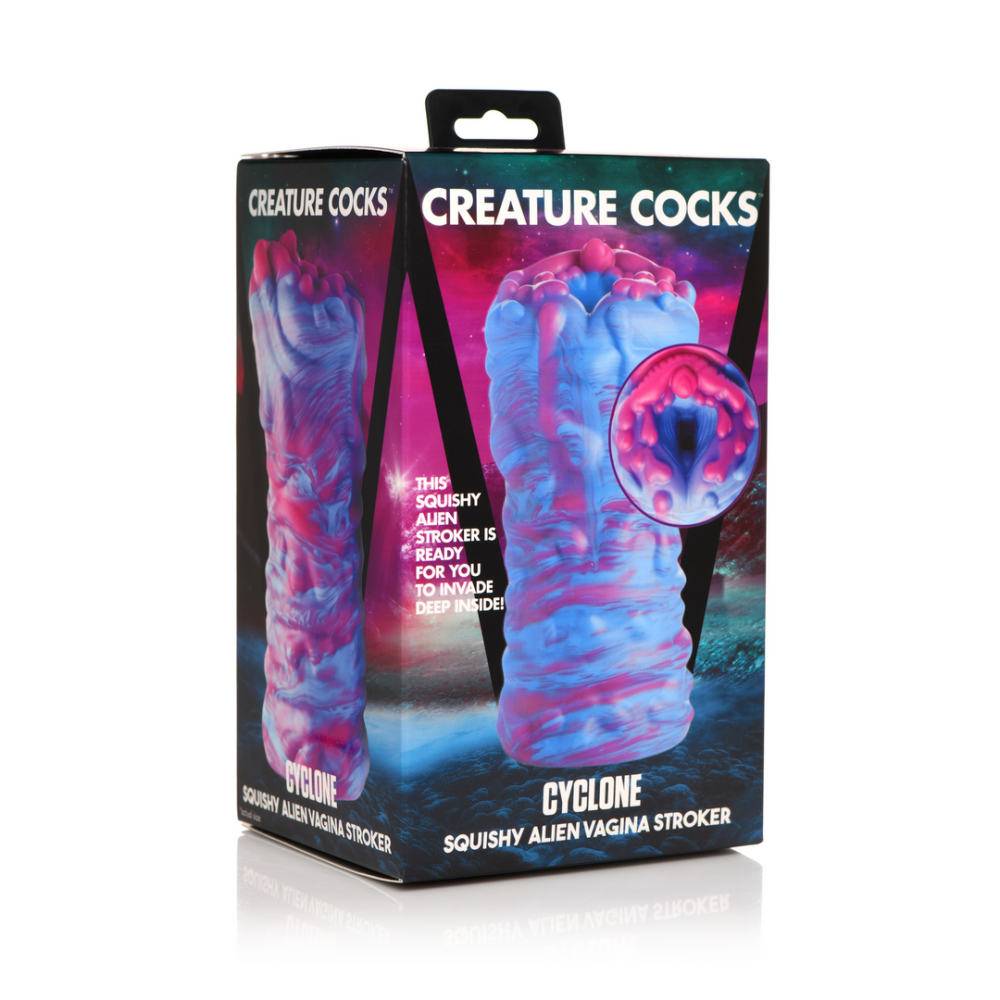 Cyclone - Silicone Alien Vagina Stroker - Paars - Afbeelding 2