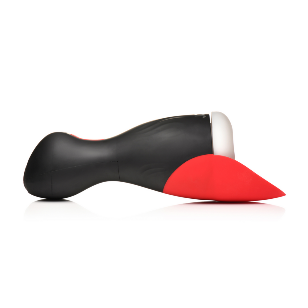 Zuig- en Vibrerende Masturbator - Zwart - Afbeelding 4