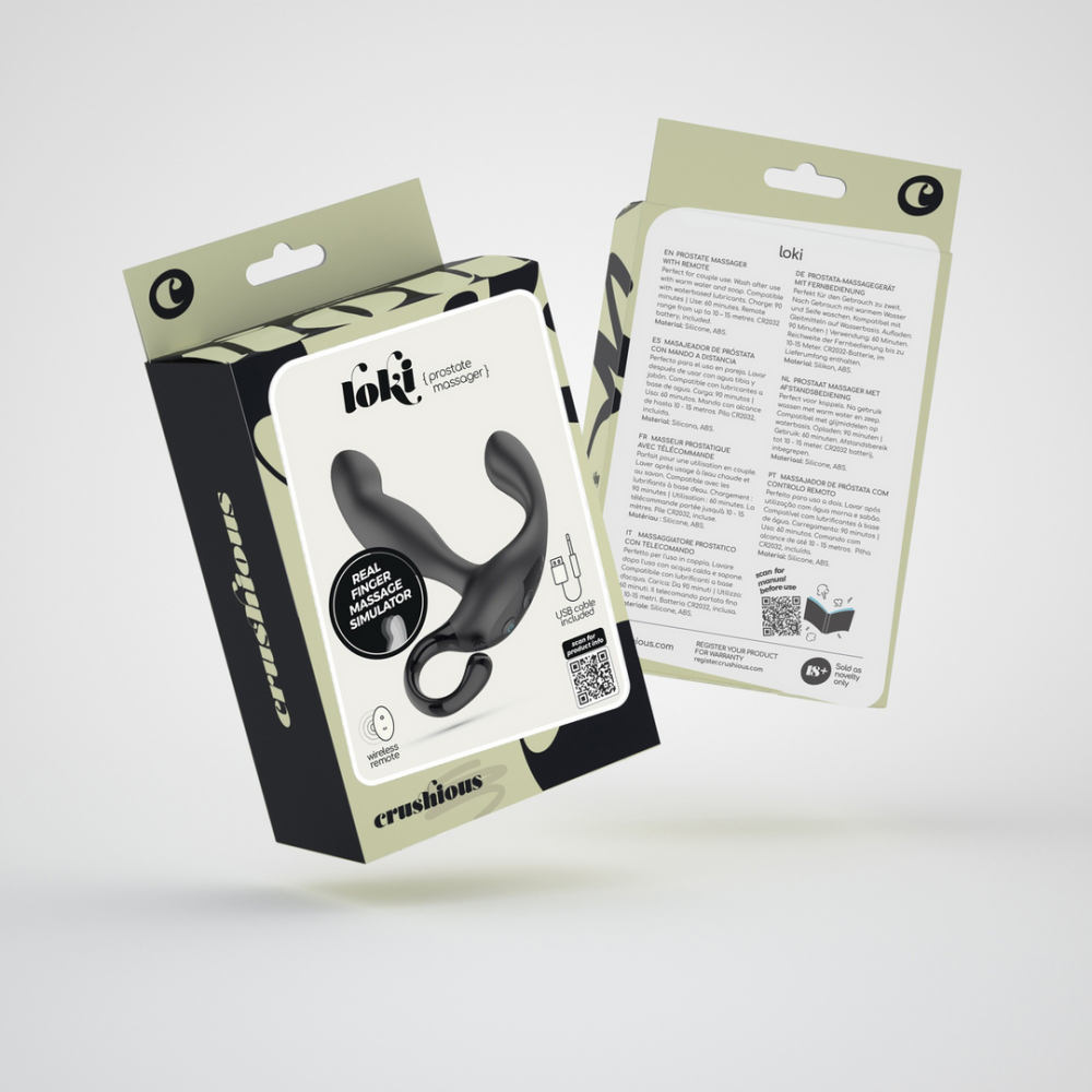 Loki - Oplaadbare Prostaatmassager met Afstandsbediening - Zwart - Afbeelding 2