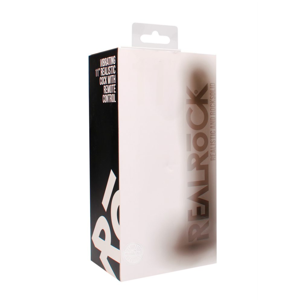 Vibrerende Realistische Cock met Scrotum - 11 / 28 cm - Afbeelding 2