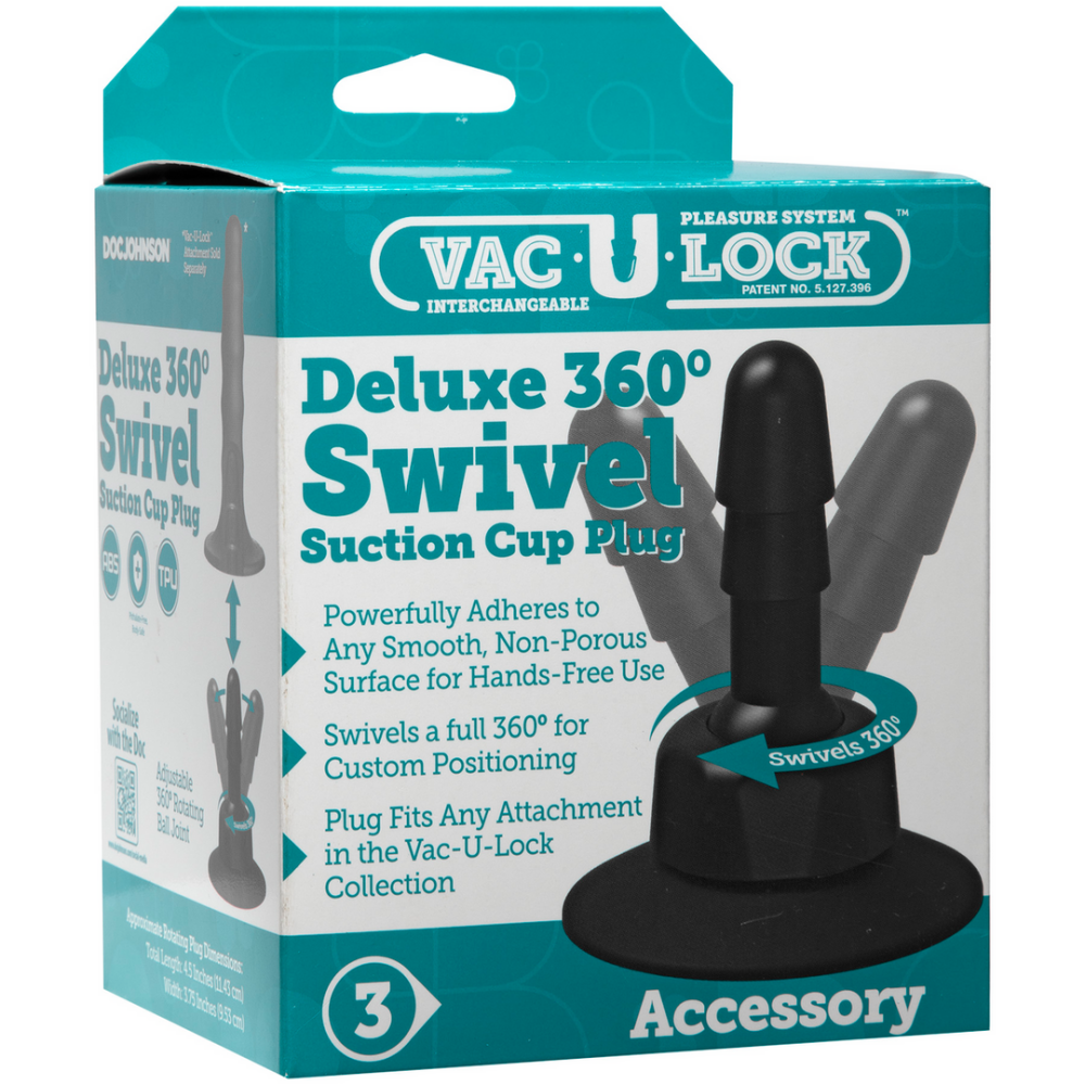 Deluxe 360 Swivel - Butt Plug met Zuignap - 2 Stuks - Afbeelding 2