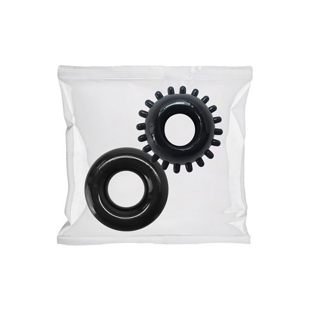 2-Pack C-Ring Set - Clambowl 50 Stuks - Zwart - Afbeelding 2