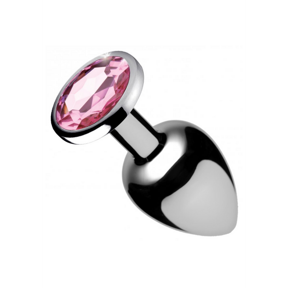 Roze edelsteen - Butt Plug - Groot - Afbeelding 3