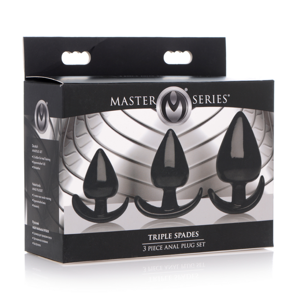 Triple Spades - 3 Delige Anale Plug Set - Afbeelding 2
