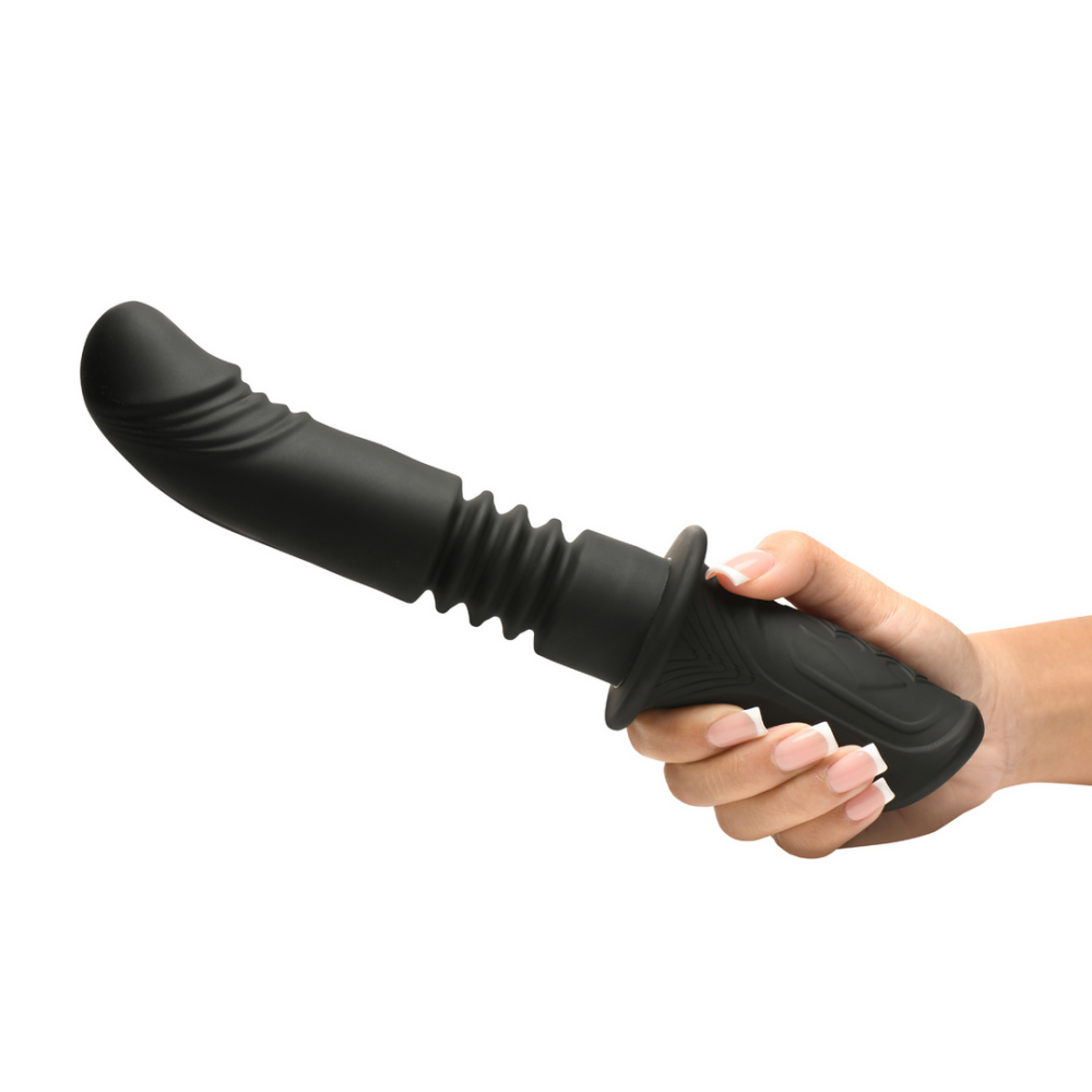 Power Thrust - Duwende Siliconen Vibrator - Zwart - Afbeelding 5