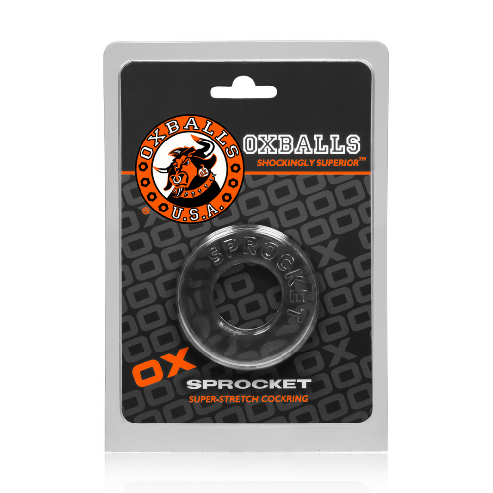 Sprocket - No-Roll Comfort Cockring - Doorzichtig - Afbeelding 2