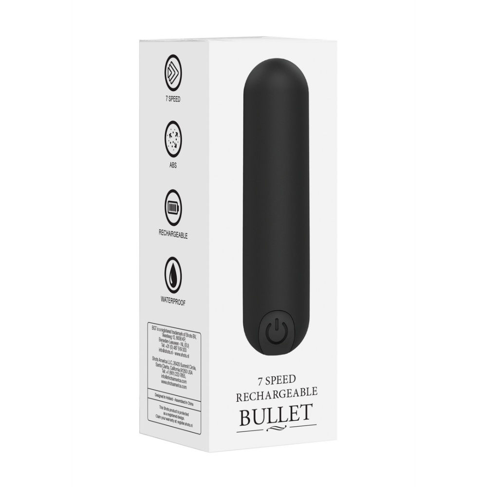 10 Speed Oplaadbare Bullet - Zwart - Afbeelding 2