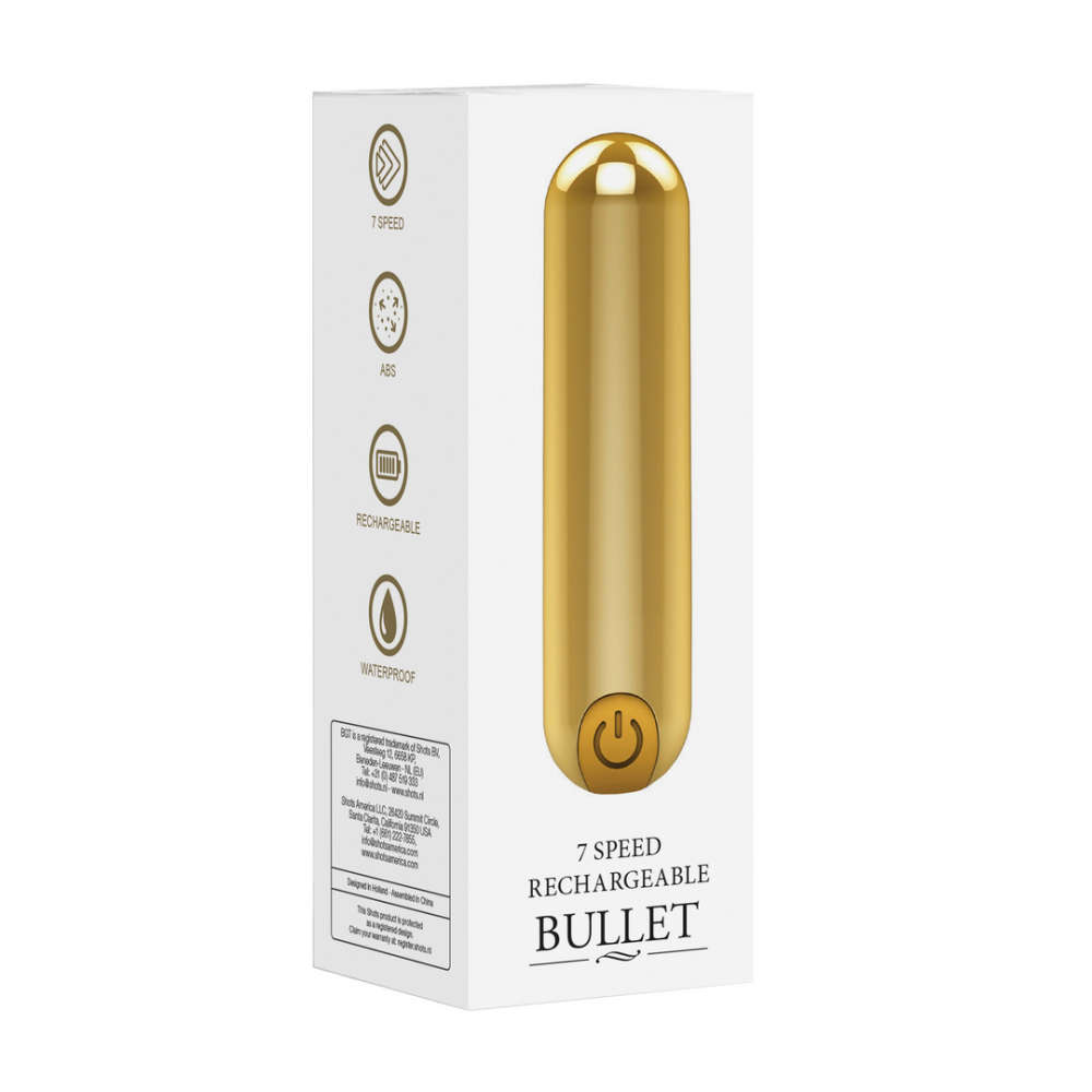 10 Speed Oplaadbare Bullet - Goud - Afbeelding 2