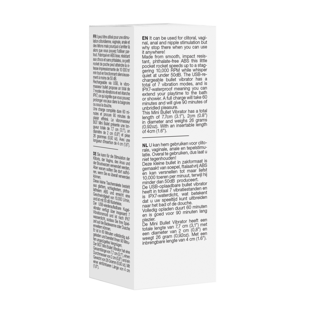 10 Speed Oplaadbare Bullet - Goud - Afbeelding 3