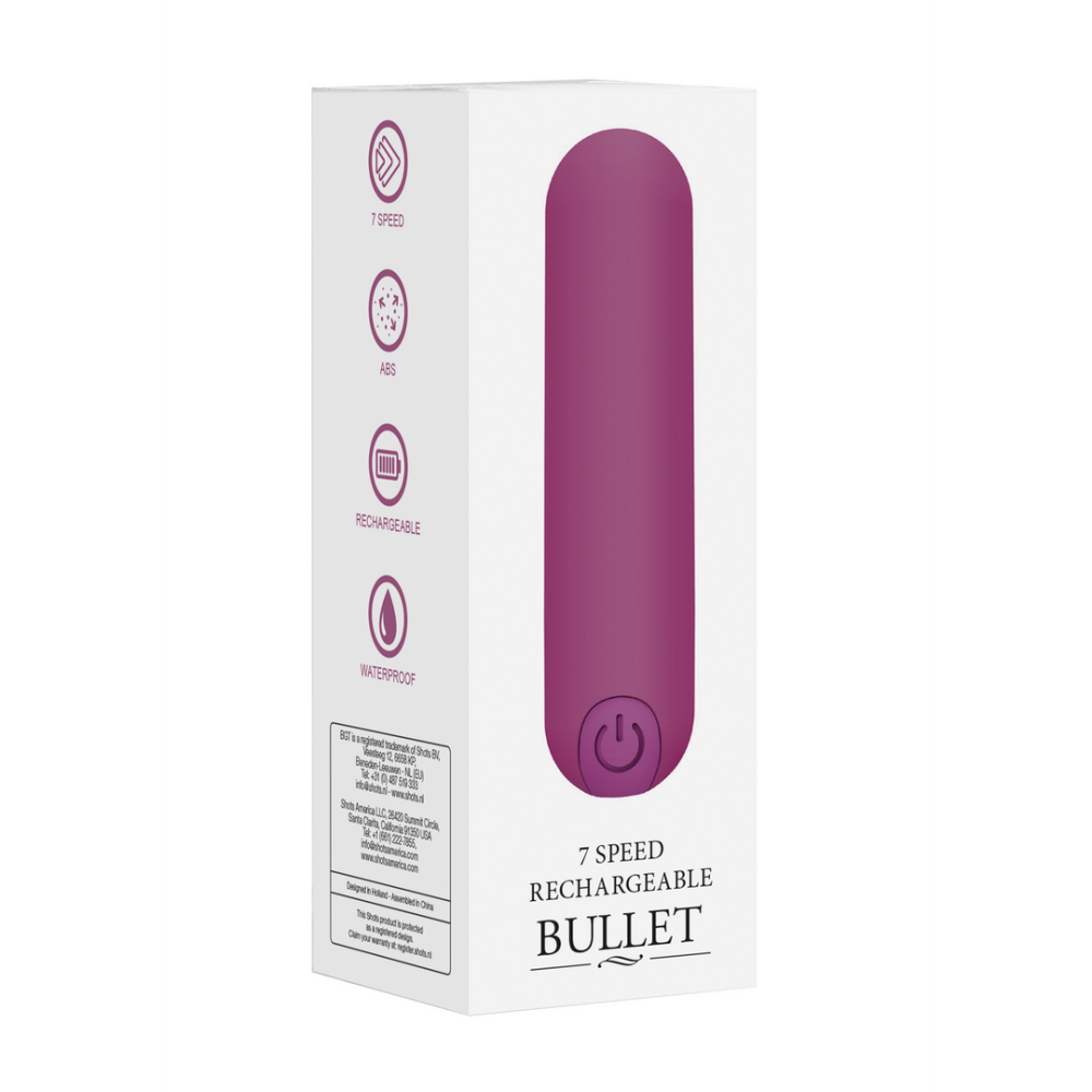 10 Speed Oplaadbare Bullet - Paars - Afbeelding 2