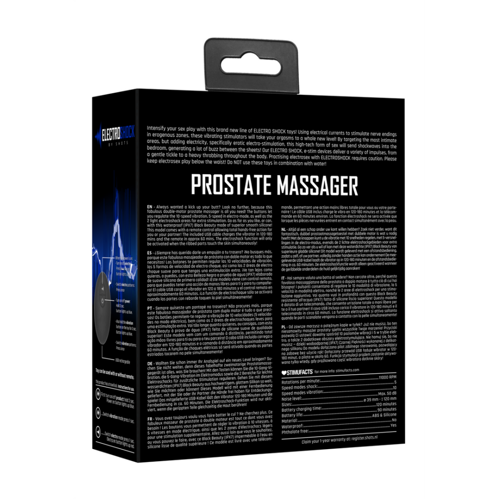 E-Stimulatie Vibrerende Prostaatmassager - Afbeelding 3