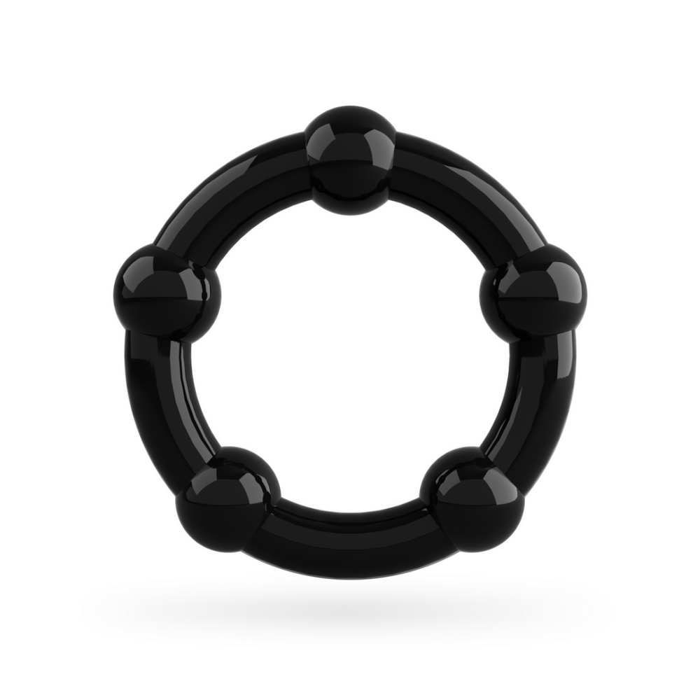 Triple Bead - Cockring Set - Zwart - Afbeelding 3
