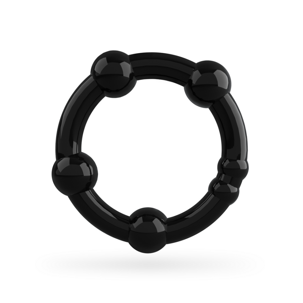 Triple Bead - Cockring Set - Zwart - Afbeelding 4