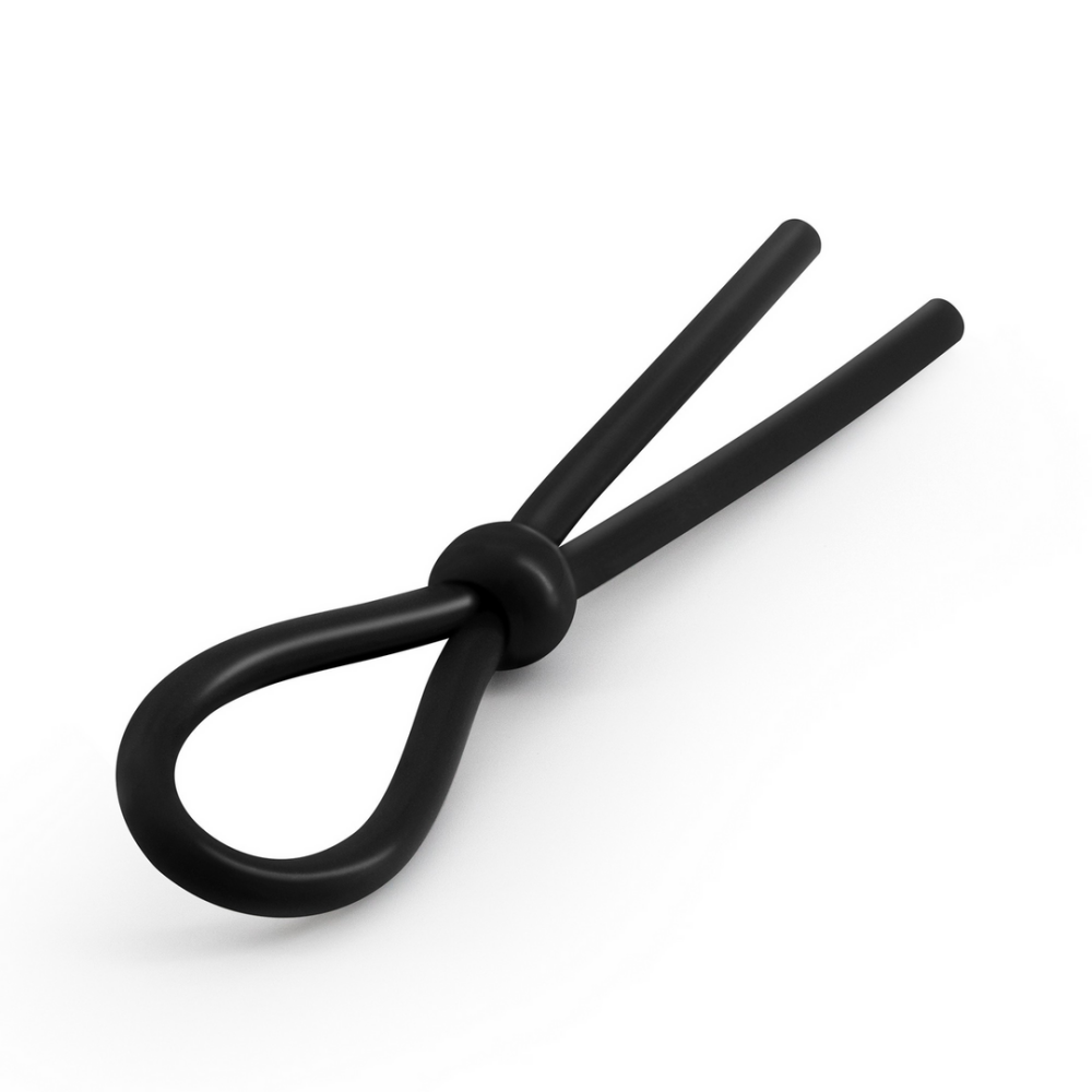 Billy the Ring - Silicone Verstelbare Cockring - Zwart - Afbeelding 3