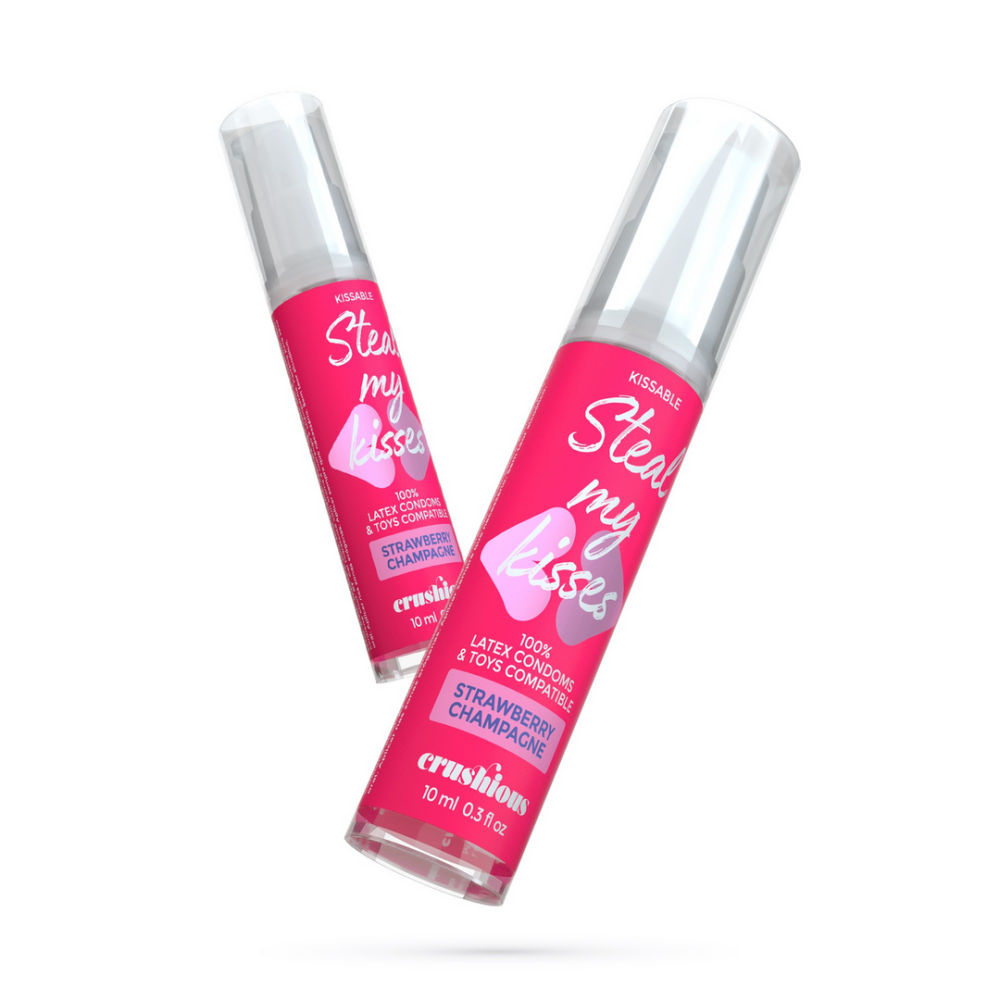 Steal My Kisses - Glijmiddel - Aardbeien Champagne Smaak - 0,3 fl oz / 10 ml - Afbeelding 3