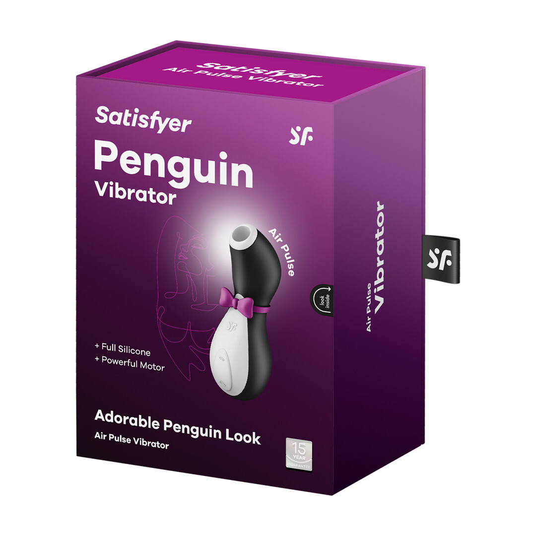 Pinguïn - Air Pulse Stimulator - Zwart/Wit - Afbeelding 2