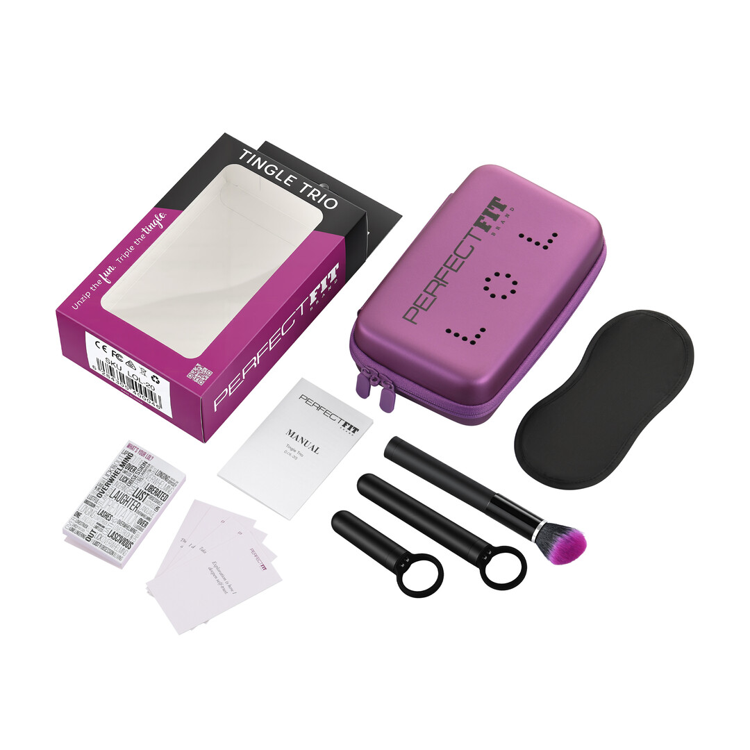 LOL Tingle Trio - 3 Vibe Speelset - Paars/Zwart - Afbeelding 4